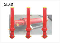 Multi Stage Telescopic Hydraulic Cylinder Chrome Painted Hinge Axis for Trailer